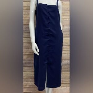 Tavik Sleeveless Button Down Maxi Blue Dress